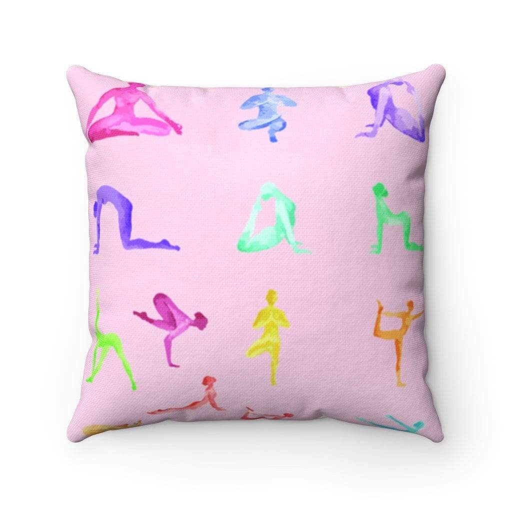 Yellow Pandora Home Decor Yoga Sanctuary Square Pillow