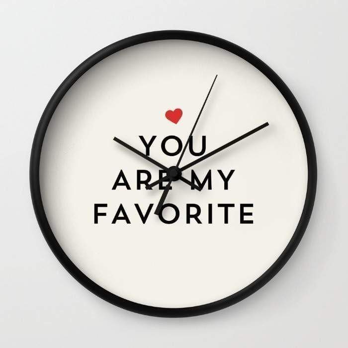Scorpius Clocks YOU ARE MY FAVORITE Wall clock
