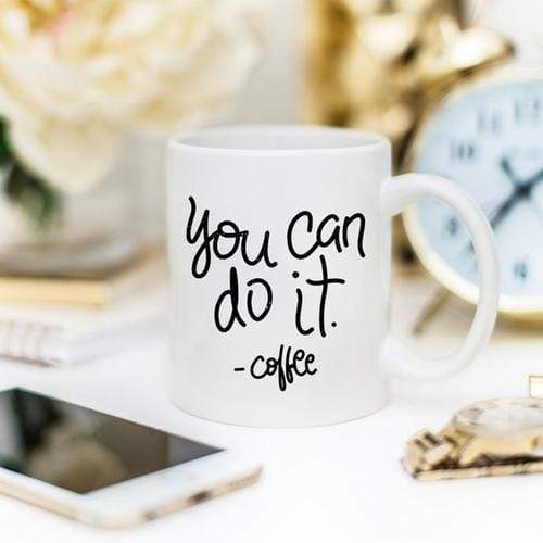 Magenta Shadow Gifts You Can Do It Coffee Mug, Mug Gift Ideas,