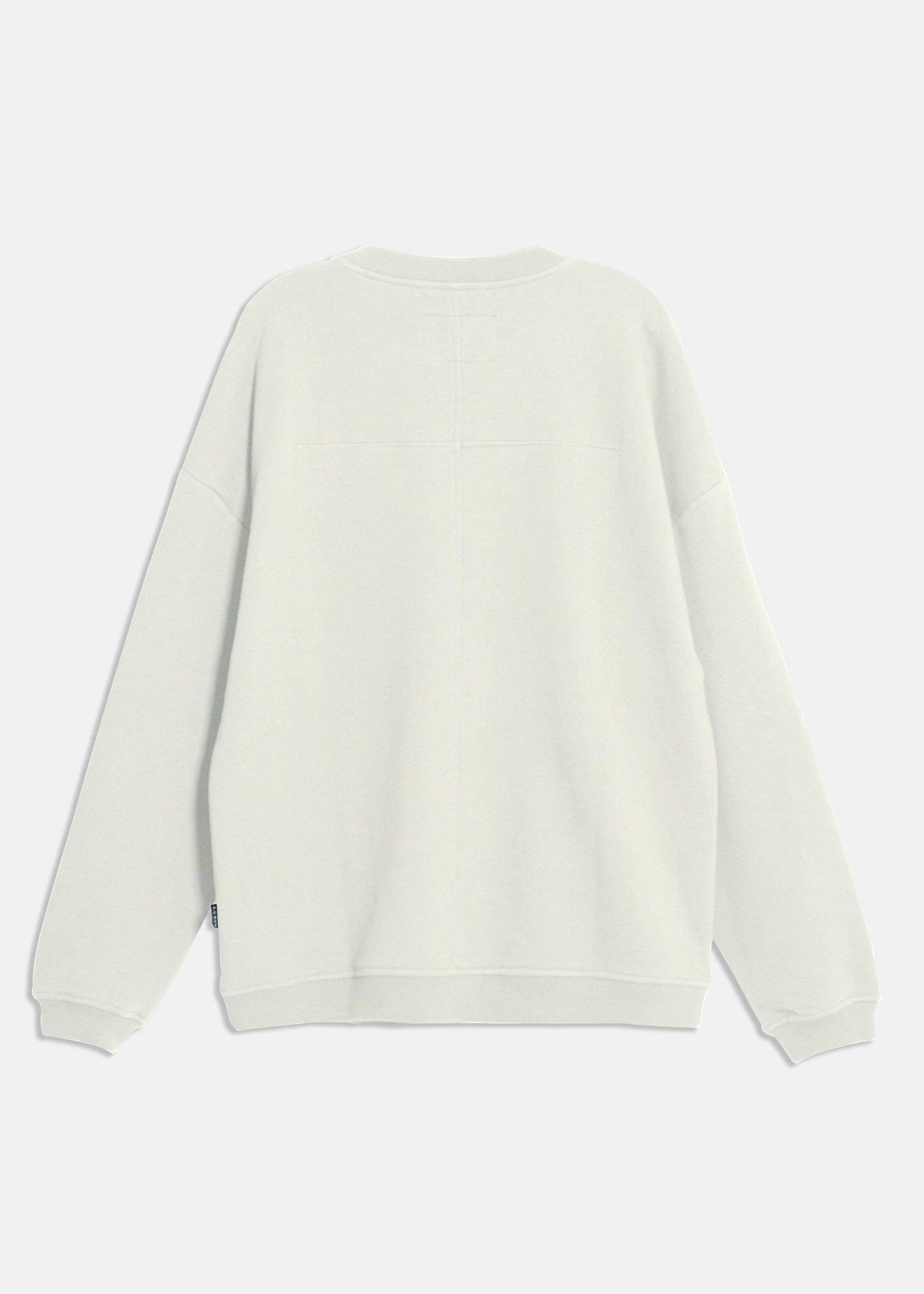 Lemon Hera Men's Clothing Zipper Chest Pocket Off White Sweatshirt