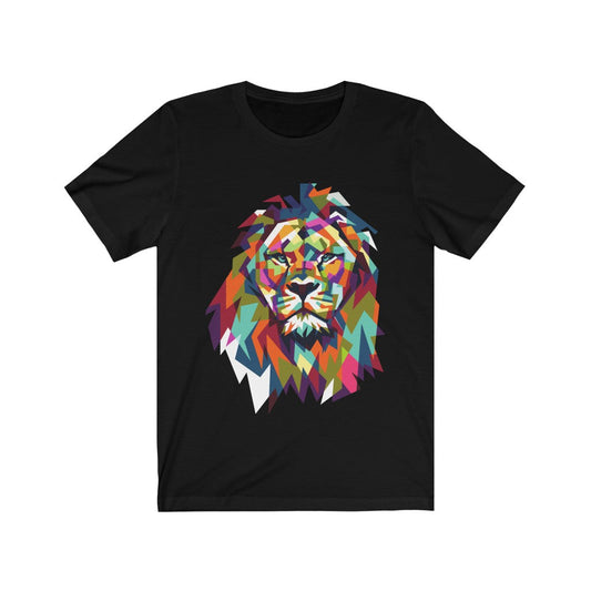 Great Colorful Lion Graphic T-Shirt