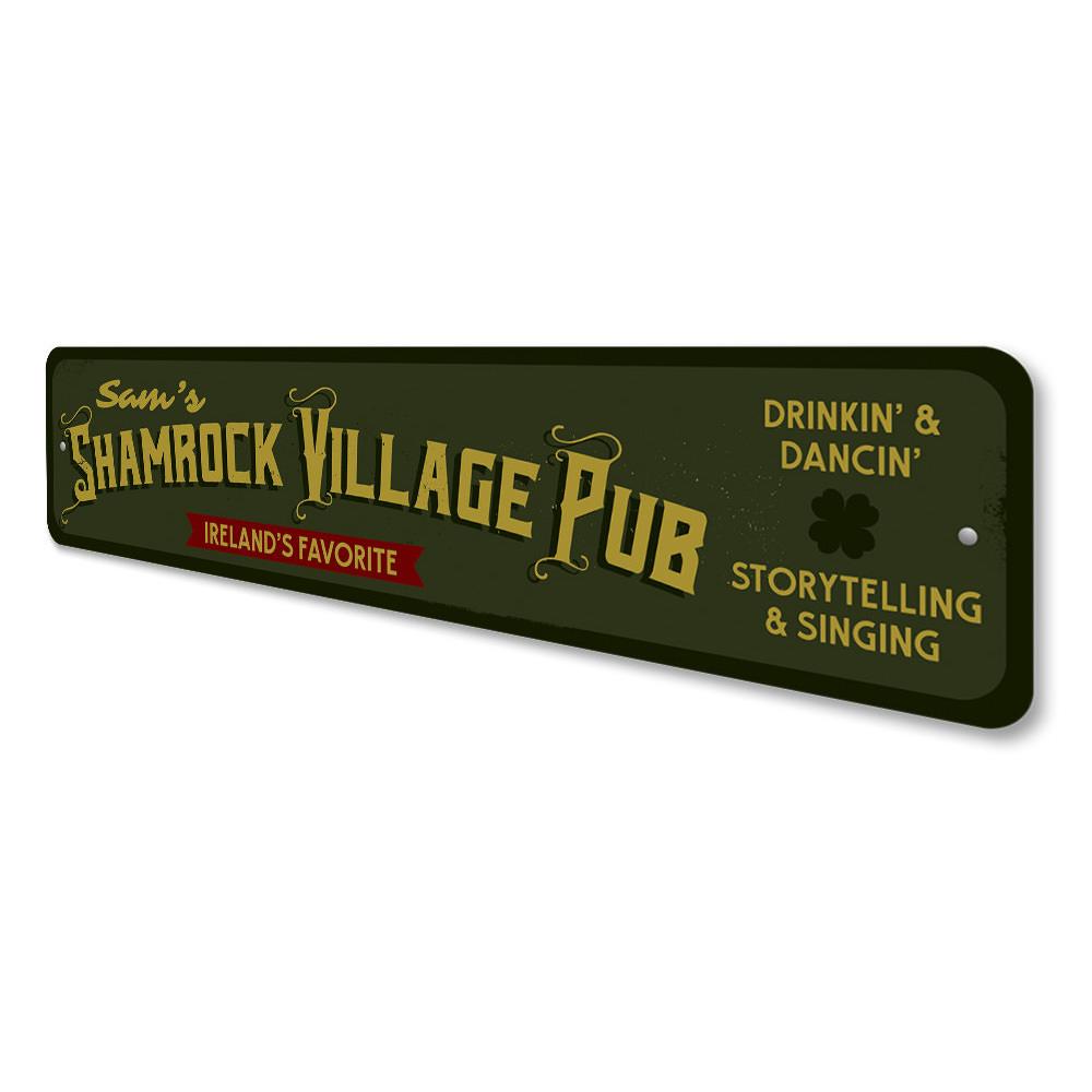 Shamrock Village Pub Sign