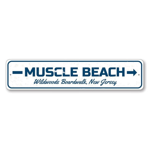 Muscle Beach Sign