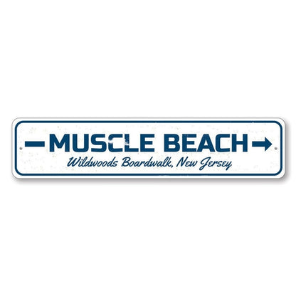 Muscle Beach Sign