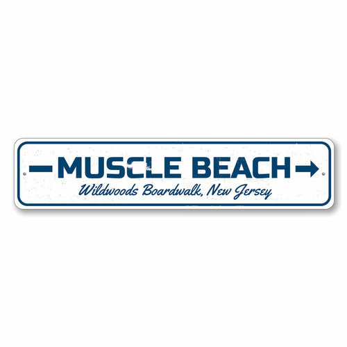 Muscle Beach Sign
