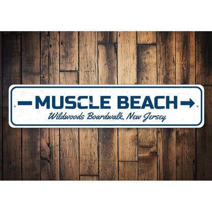 Muscle Beach Sign