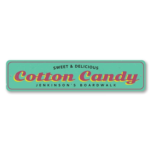 Cotton Candy Boardwalk Sign