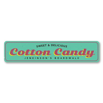 Cotton Candy Boardwalk Sign