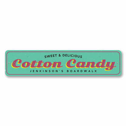 Cotton Candy Boardwalk Sign