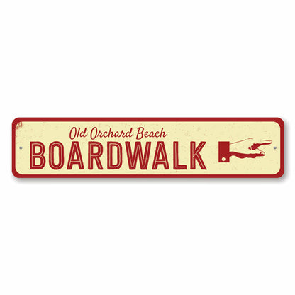 Boardwalk Pointing Hand Sign