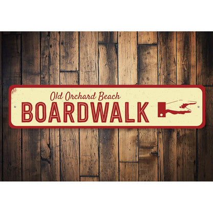 Boardwalk Pointing Hand Sign