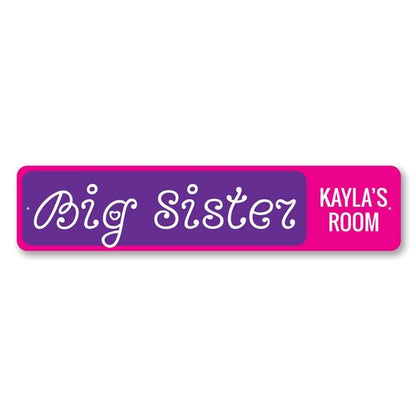 Big Sisters Room Sign
