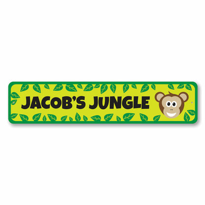 Monkey Kids Room Sign