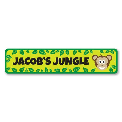 Monkey Kids Room Sign