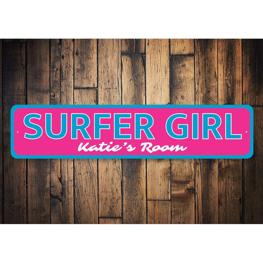 Surfer Girl Sign