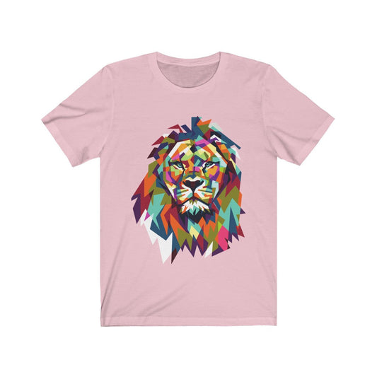 Great Colorful Lion Graphic T-Shirt