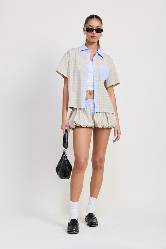 MIX MEDIA OVERSIZED SHIRT