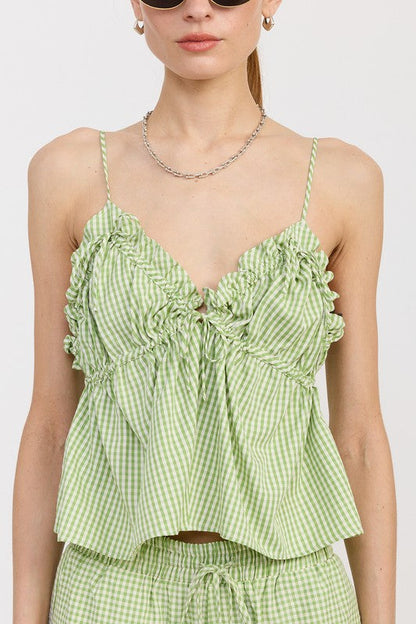 RUFFLE BABY DOLL TOP