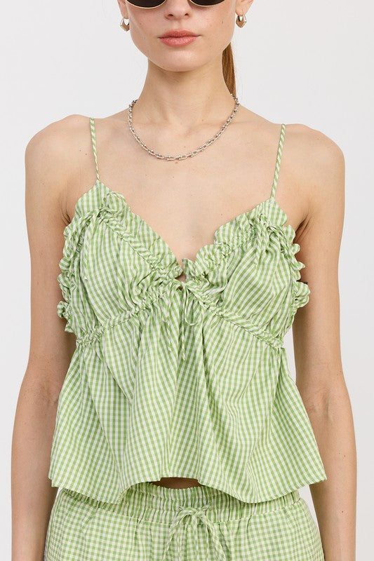 RUFFLE BABY DOLL TOP