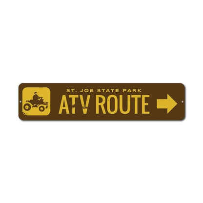 ATV Route Sign