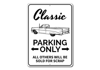 Classic Car Parking Sign