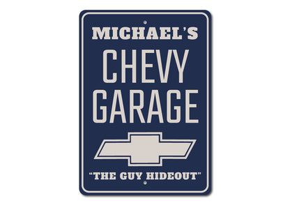 Chevy Logo Garage Sign
