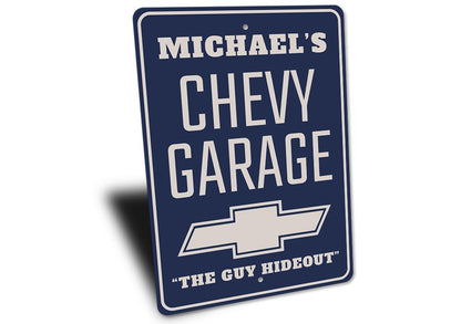 Chevy Logo Garage Sign