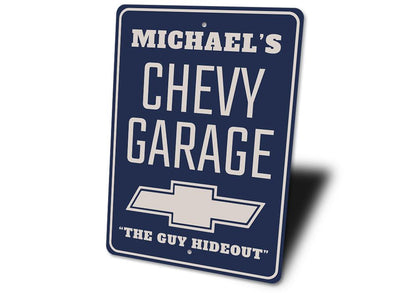 Chevy Logo Garage Sign