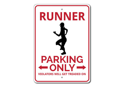 Runner Parking Sign