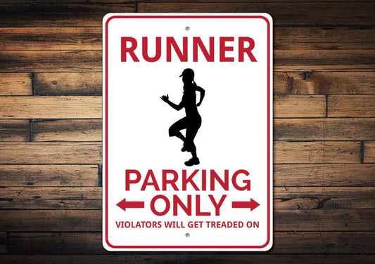Runner Parking Sign