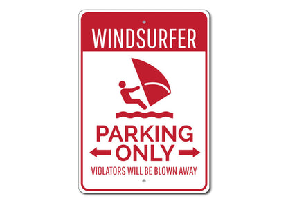 Windsurfer Parking Sign