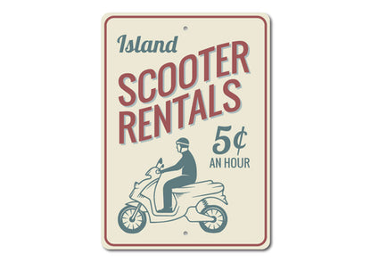 Scooter Rentals Sign