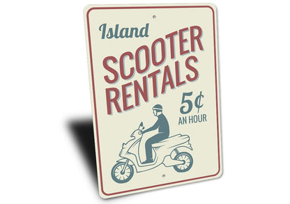 Scooter Rentals Sign