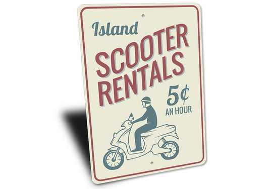 Scooter Rentals Sign