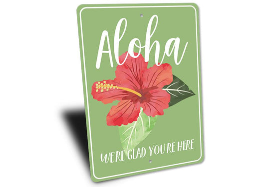 Aloha Flower Sign