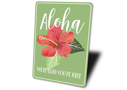 Aloha Flower Sign