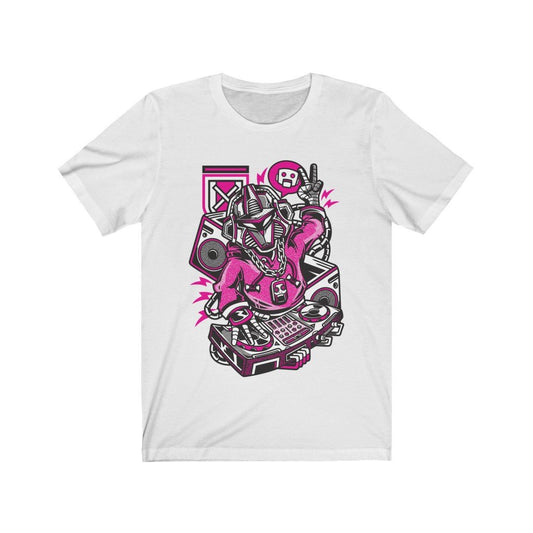 Beats Robot DJ illustrational design T-Shirt