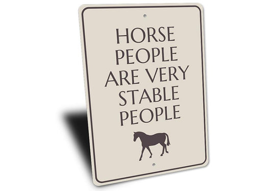 Funny Horse Stable Sign