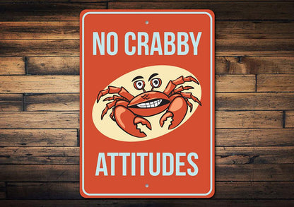 Funny Crab Sign