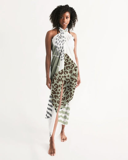 Womens Wrap Sarong - Casual / Swimwear / Beige