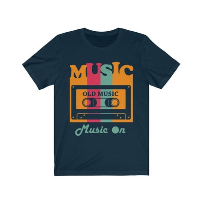 Old Cassette Type Music On T-Shirt
