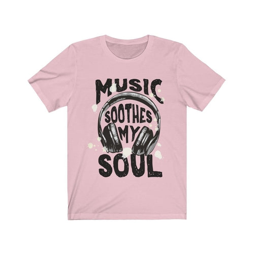 Music Soothes my soul Headphone Short Sleeve Tee