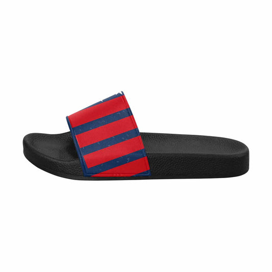 Mens Slide Sandals - Stars and Stripes Print