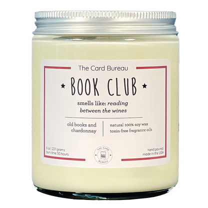 Book Club Candle