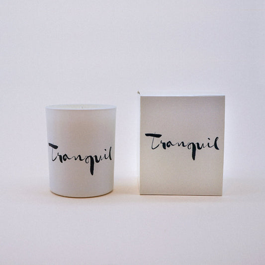 Tranquil Natural Wax Candle Set