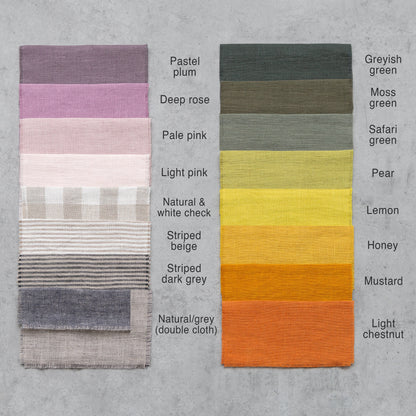 Double sided linen napkins