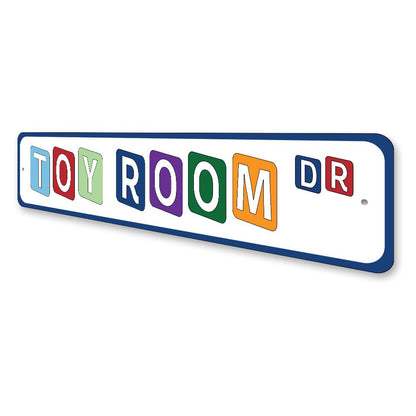 Toy Room Street Sign