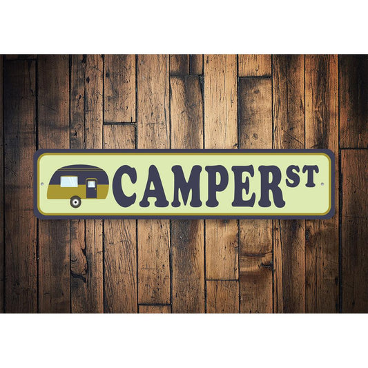 Camper Street Sign