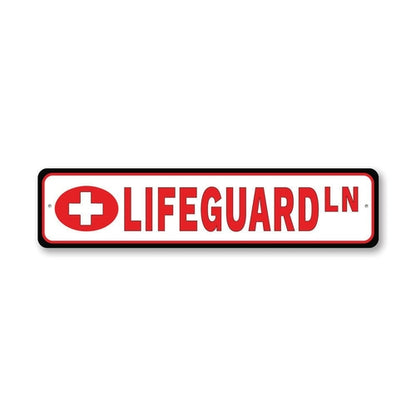 Lifeguard Street Sign