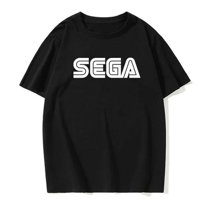 New Arrival Sega Logo Men T Shirts Summer Casual Short Sleeve Fashion